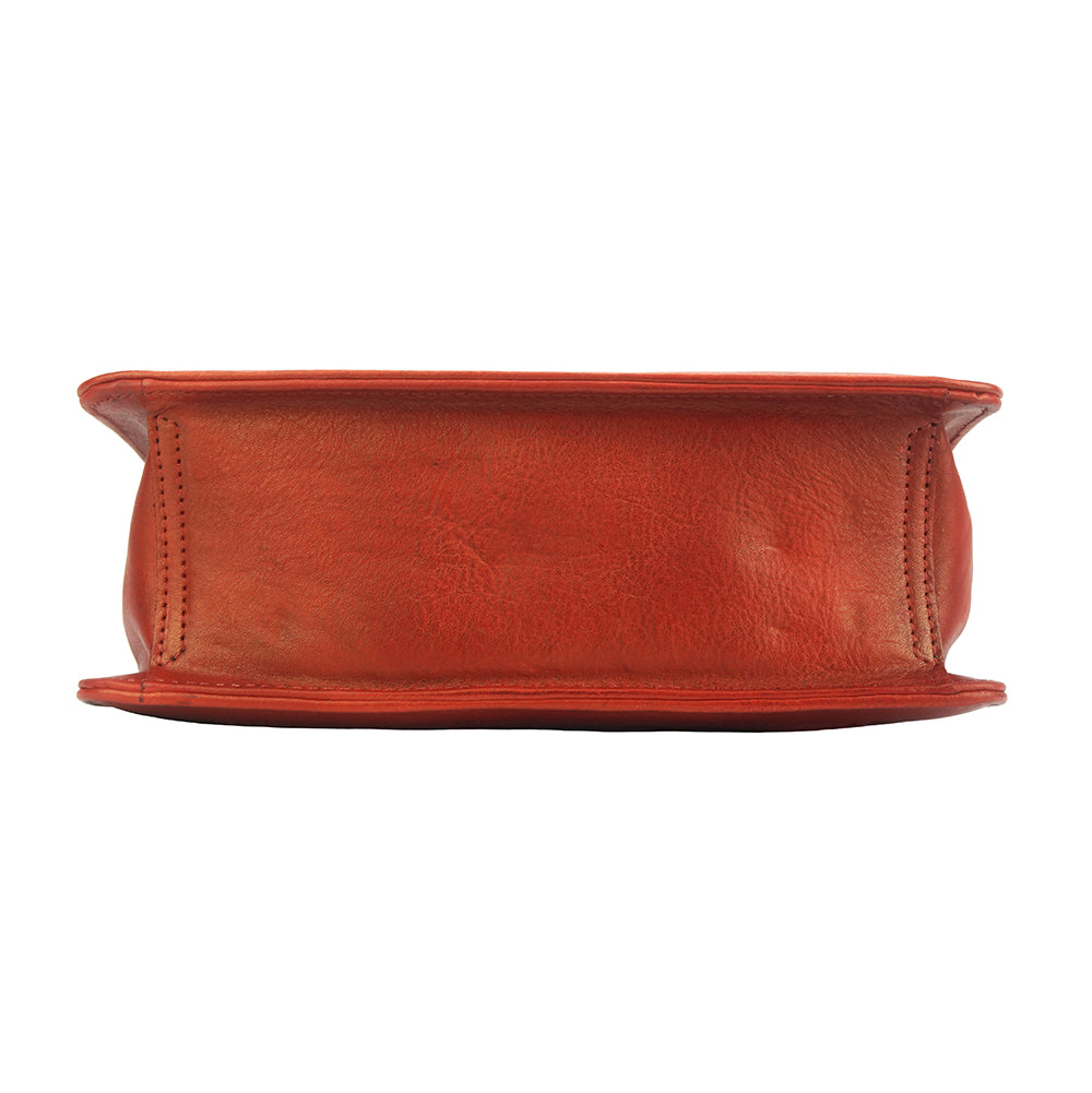 Kléber leather cross body bag - Made In Italy
