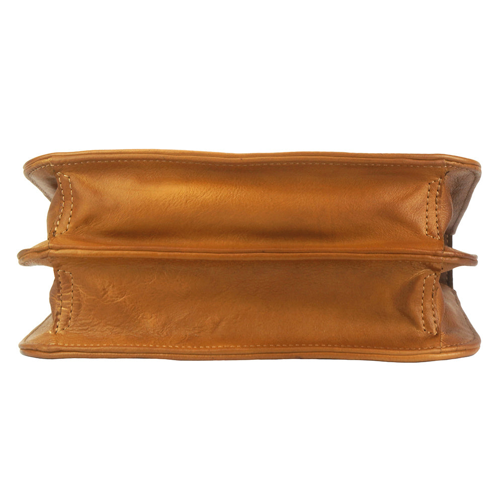 Very GM Leather Hand-bag - Made In Italy