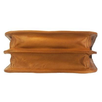 Very GM Leather Hand-bag - Made In Italy