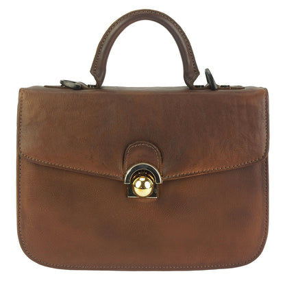 Very GM Leather Hand-bag - Made In Italy