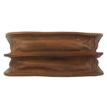 Very GM Leather Hand-bag - Made In Italy