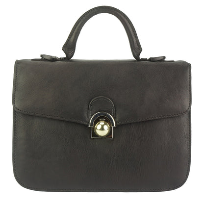 Very GM Leather Hand-bag - Made In Italy