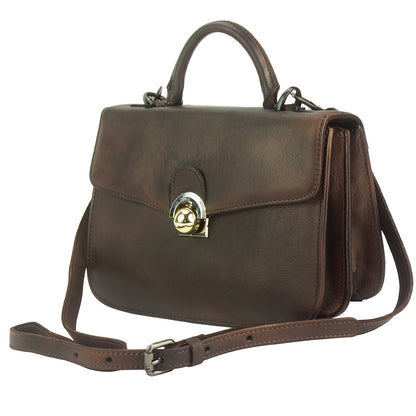 Very GM Leather Hand-bag - Made In Italy