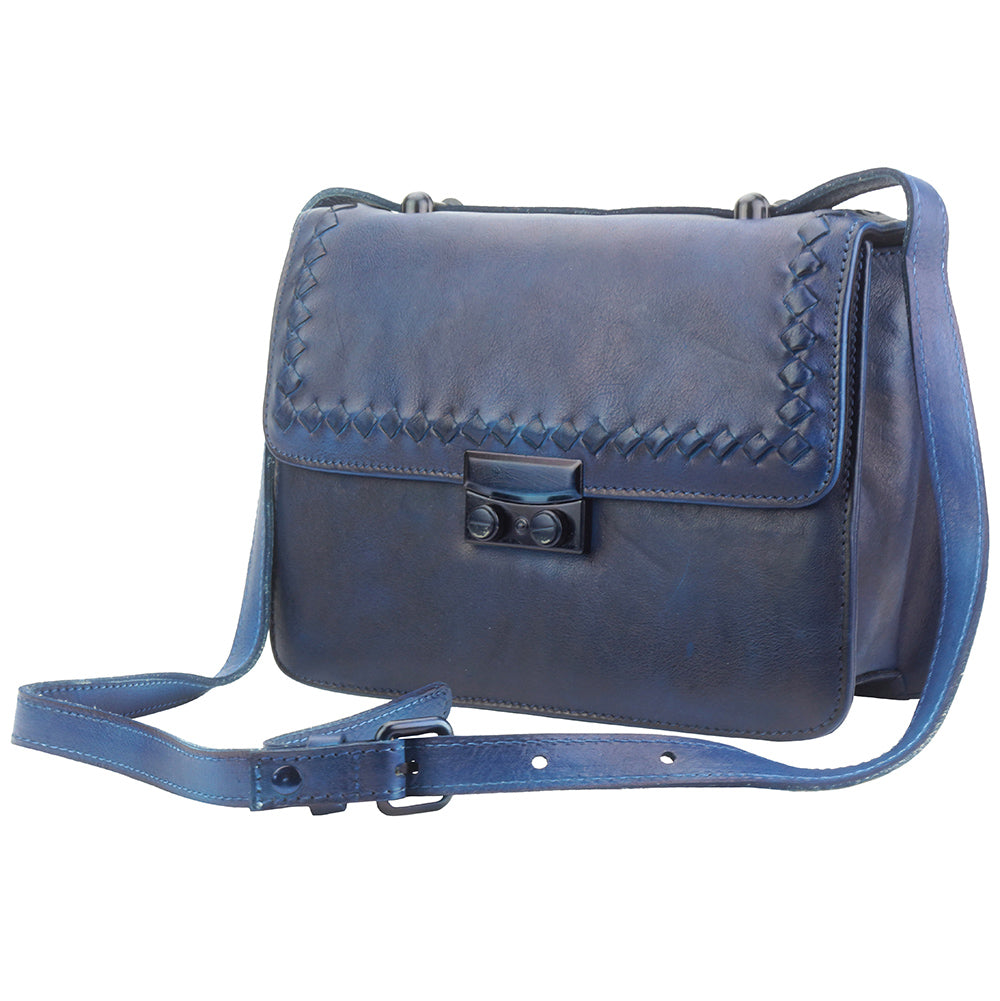 Kléber GM leather cross body bag - Made In Italy