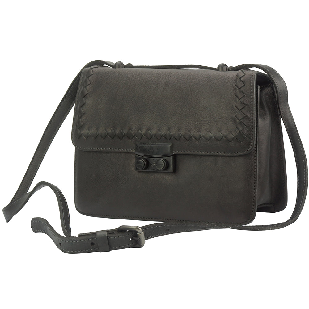 Kléber GM leather cross body bag - Made In Italy