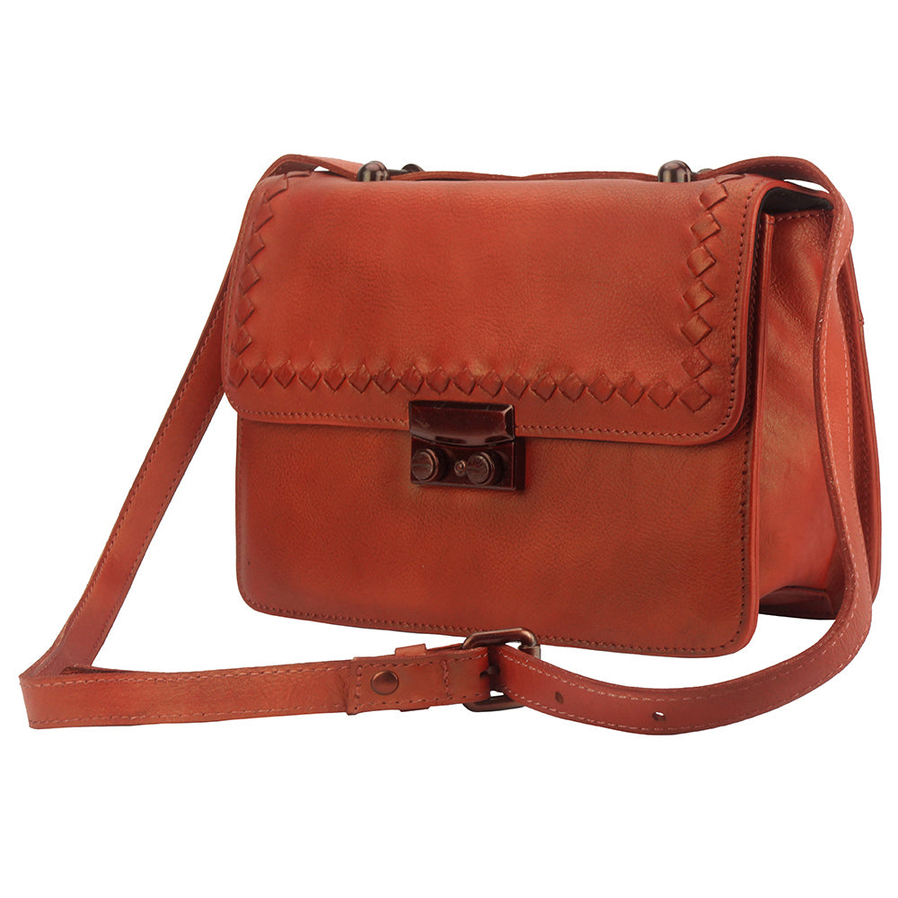 Kléber GM leather cross body bag - Made In Italy