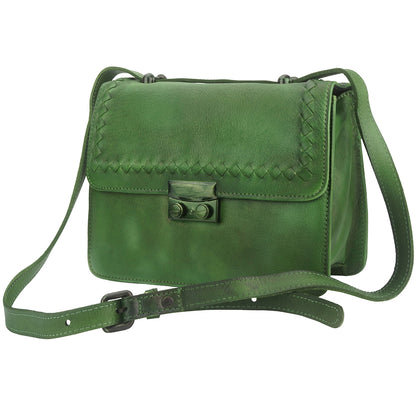 Kléber GM leather cross body bag - Made In Italy
