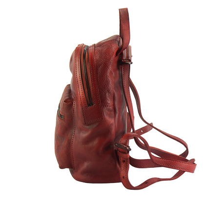 Teresa Leather Backpack - Made In Italy