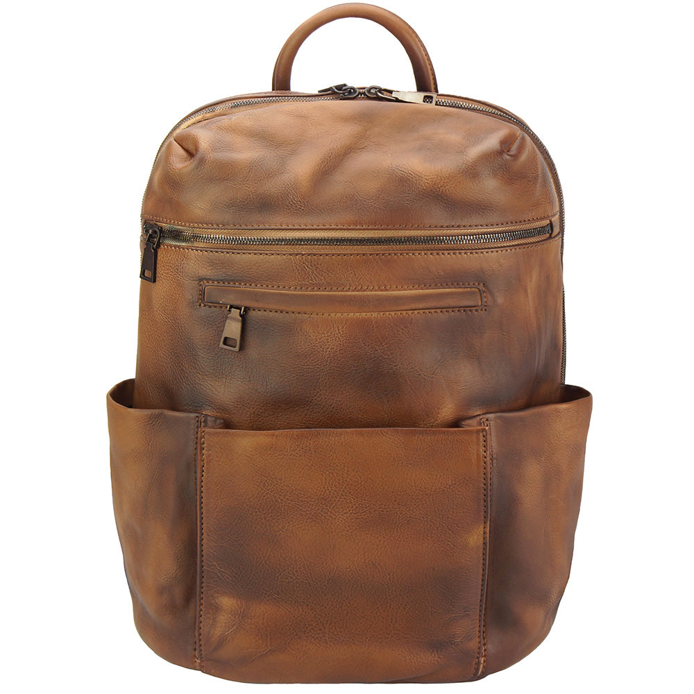 Tiziano Backpack in vintage-calfskin - Made In Italy