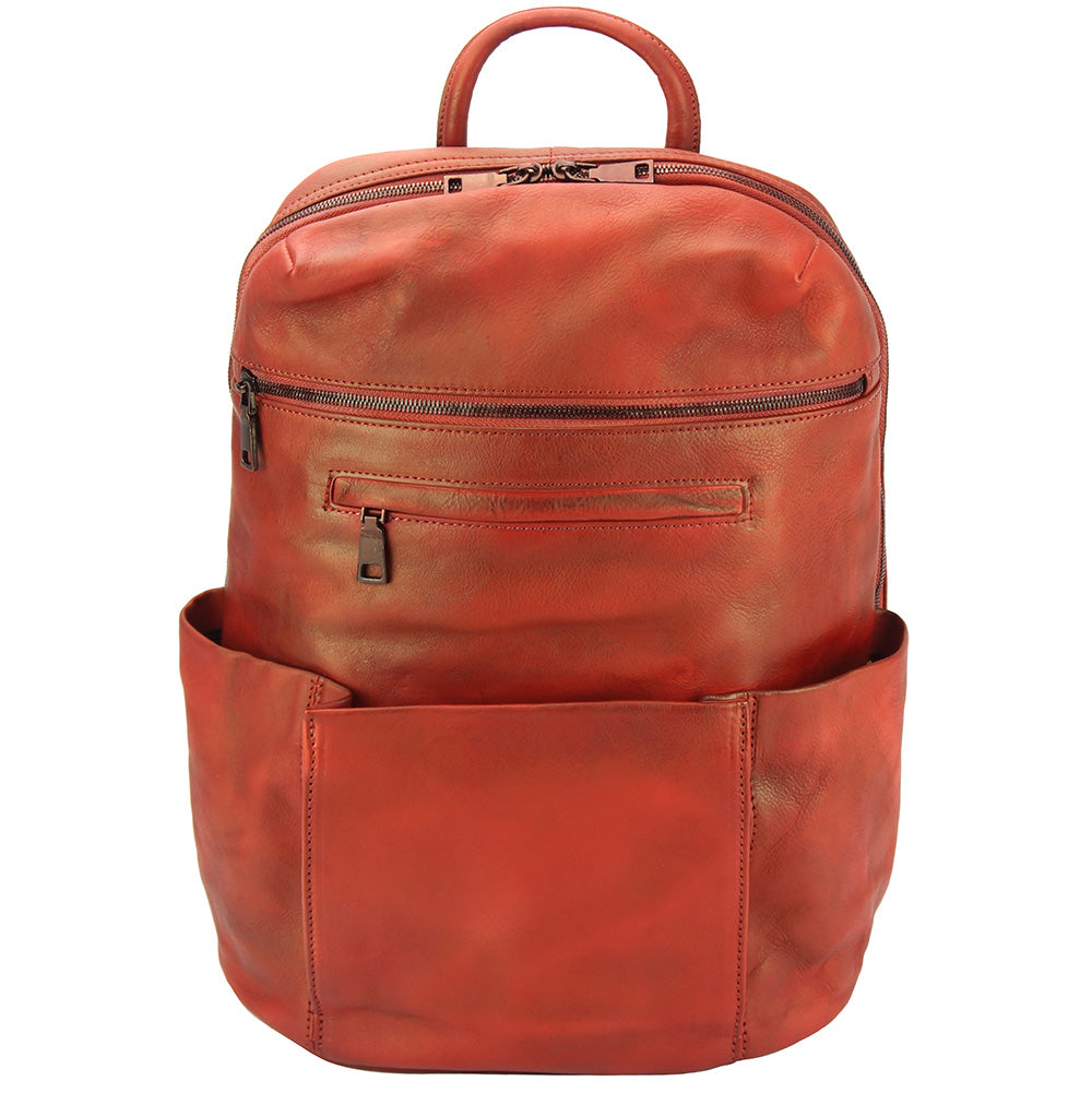 Tiziano Backpack in vintage-calfskin - Made In Italy
