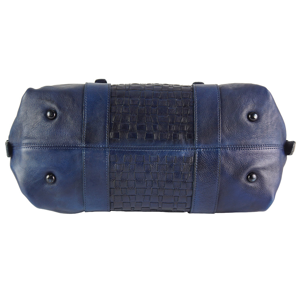 Agnese Leather Handbag - Made In Italy