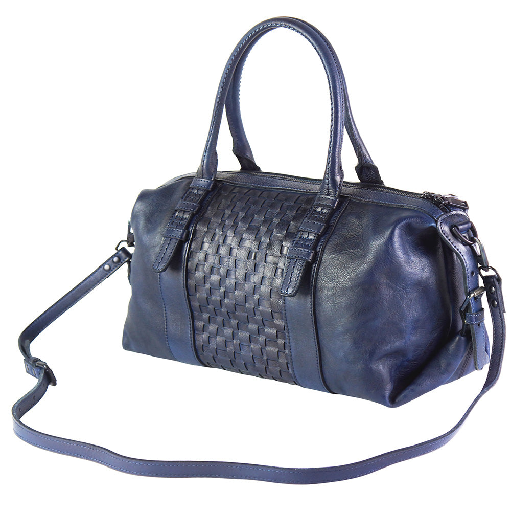 Agnese Leather Handbag - Made In Italy