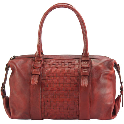 Agnese Leather Handbag - Made In Italy