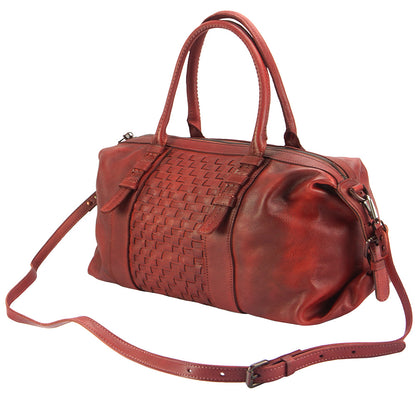 Agnese Leather Handbag - Made In Italy