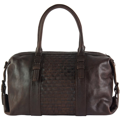 Agnese Leather Handbag - Made In Italy