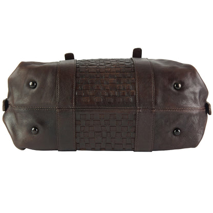 Agnese Leather Handbag - Made In Italy