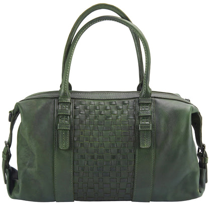 Agnese Leather Handbag - Made In Italy