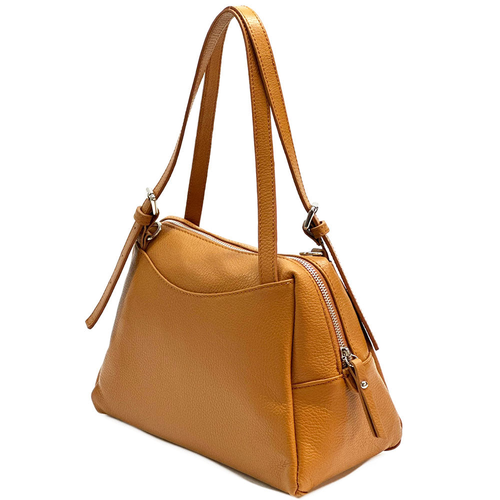 Pia Leather Shoulder Bag