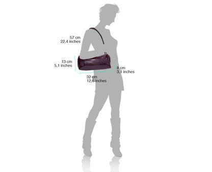 Serafina Leather Handbag - Made In Italy