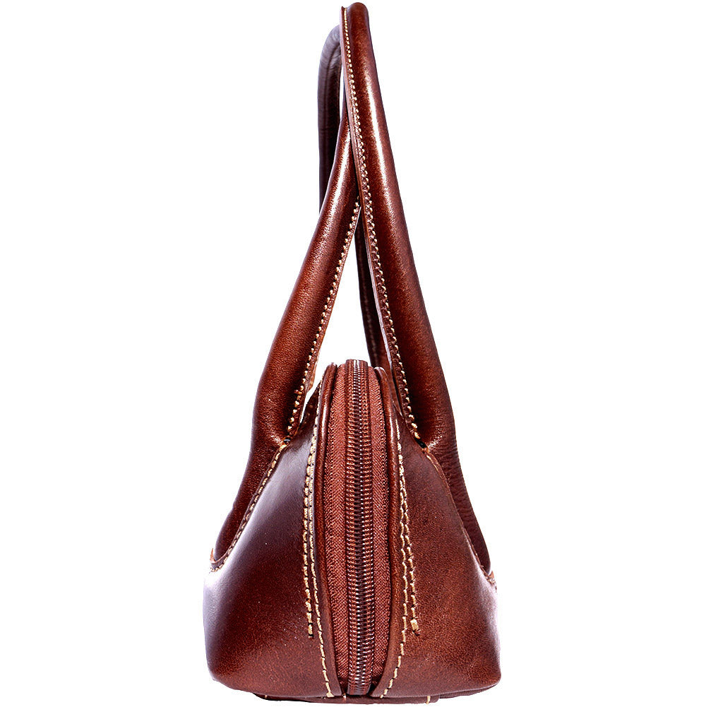 Serafina Leather Handbag - Made In Italy