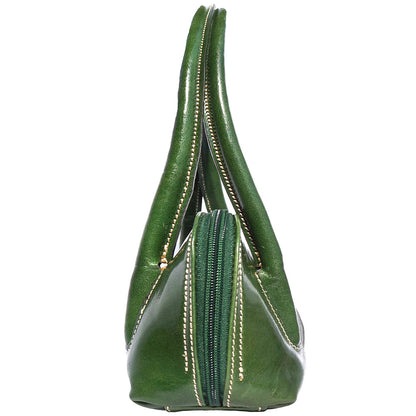 Serafina Leather Handbag - Made In Italy
