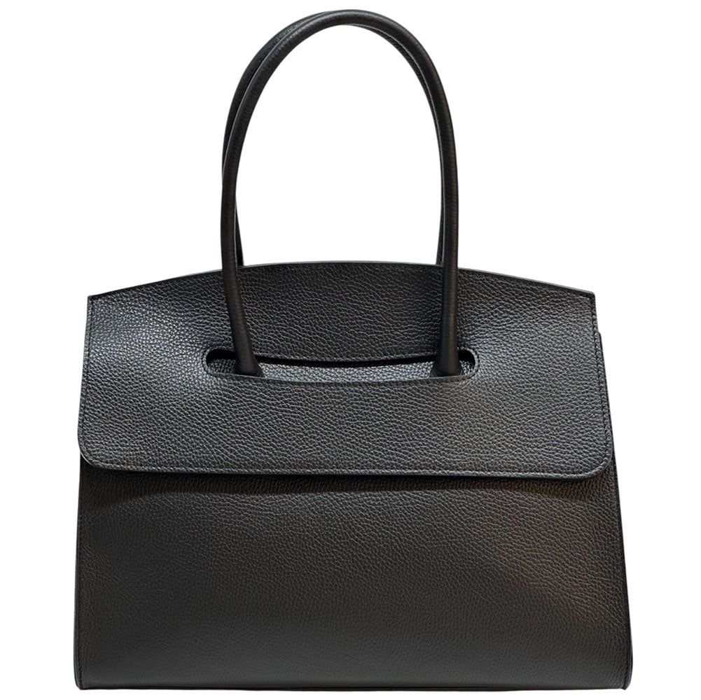 Valeria Structured Italian Leather Handbag - Made In Italy
