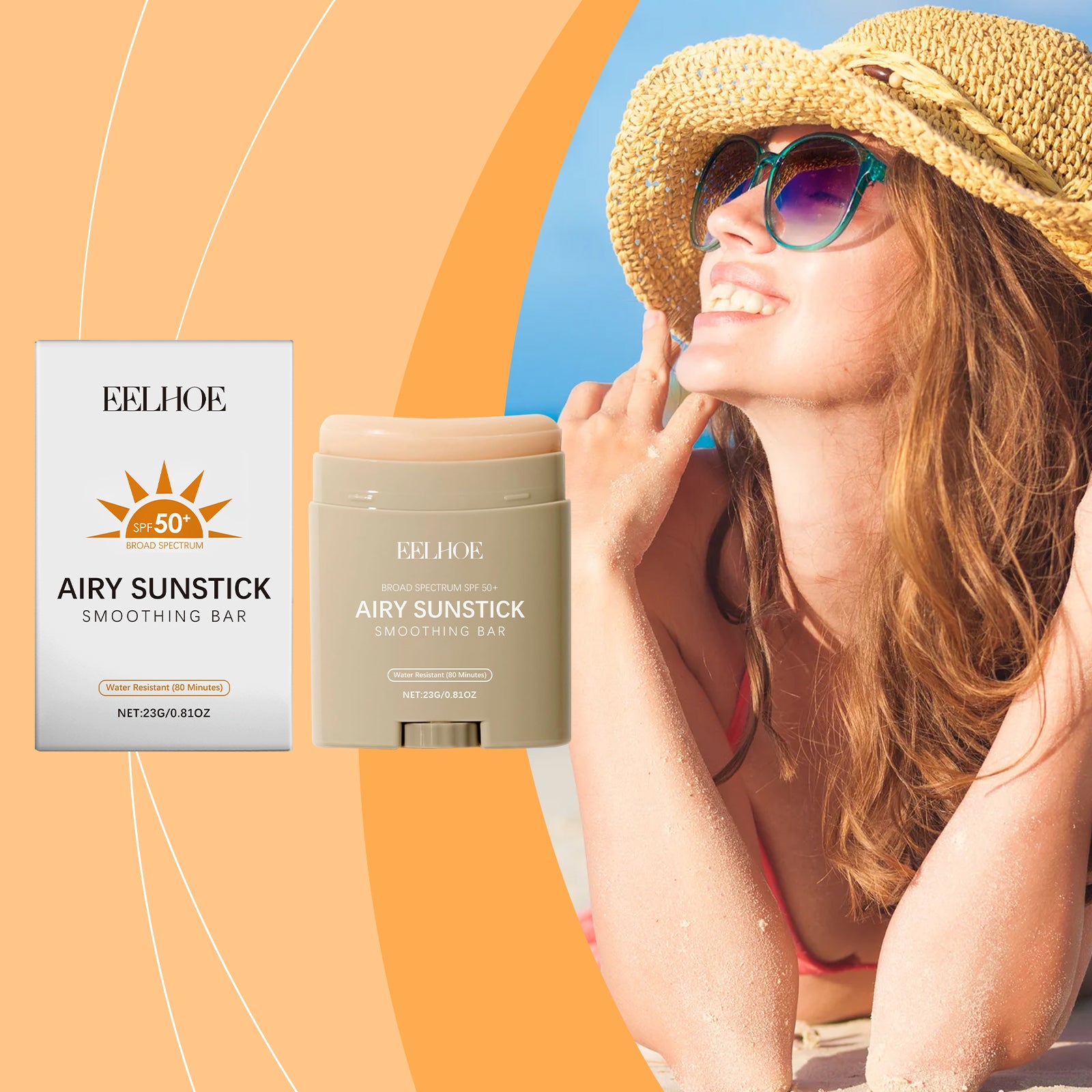 Refreshing And Moisturizing Protective Stick: Summer Moisturizing And Caring For Radiant Skin, Refreshing And Non-Greasy Protective Stick