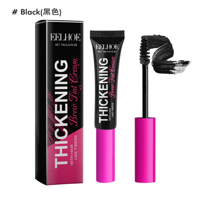 EELHOE Fiber Brow Dye Series, Natural Makeup, Color, Water Resistance And Stereoscopic Eyebrow Makeup