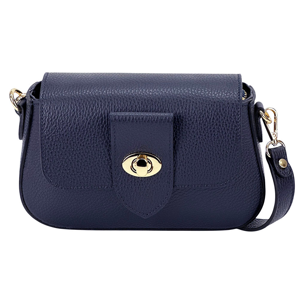 Be Exclusive Cow Leather Crossbody Bag - Made In Italy