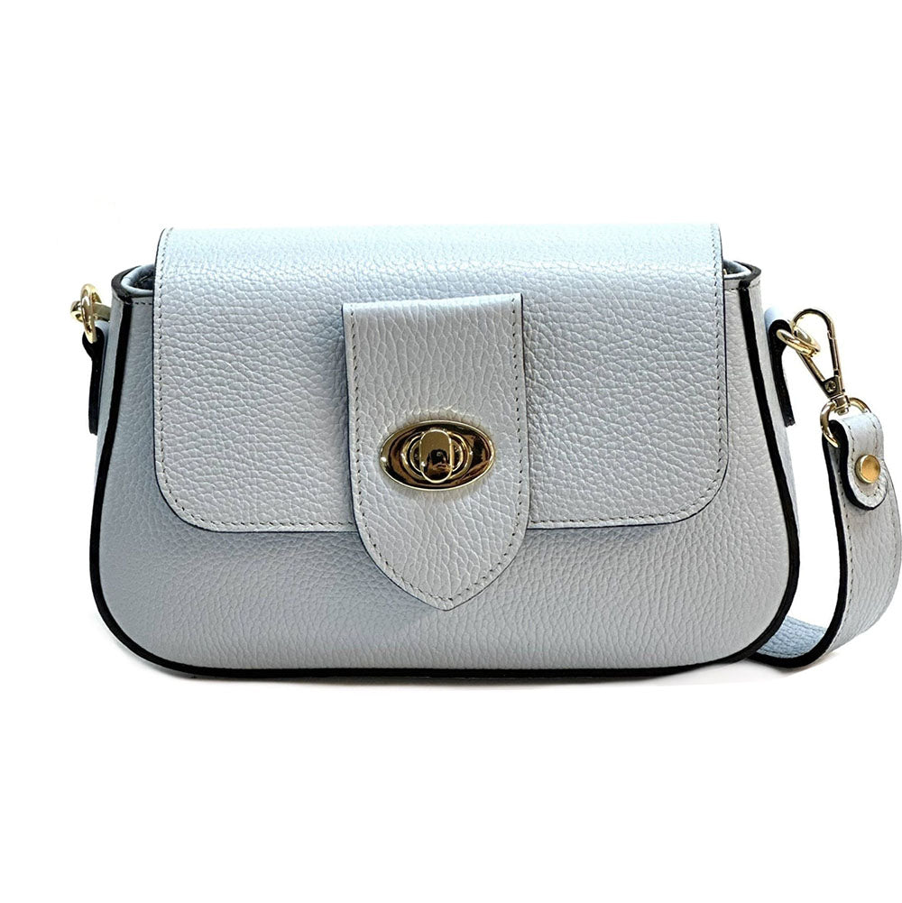 Be Exclusive Cow Leather Crossbody Bag - Made In Italy