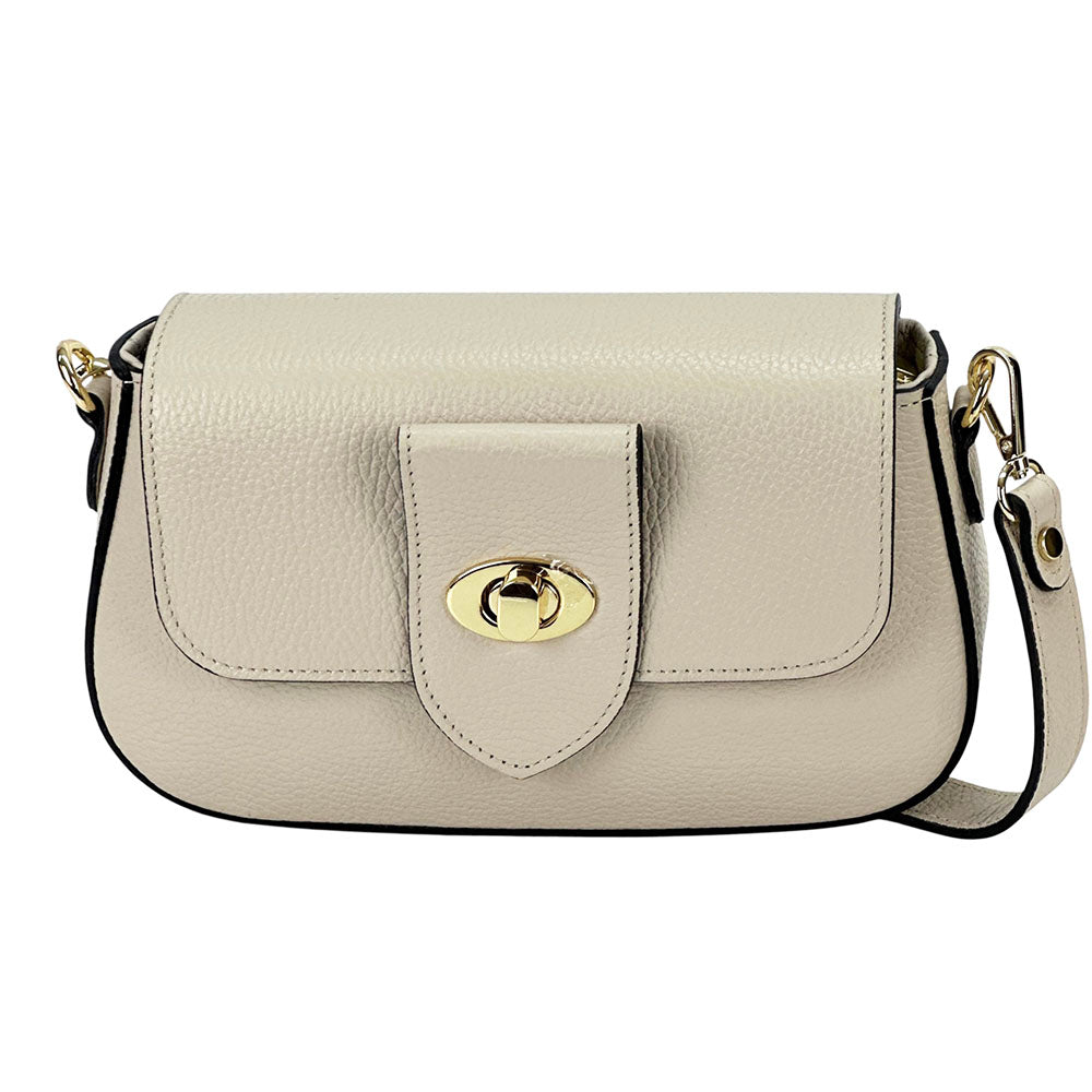 Be Exclusive Cow Leather Crossbody Bag - Made In Italy