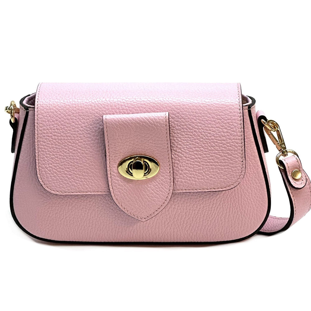 Be Exclusive Cow Leather Crossbody Bag - Made In Italy