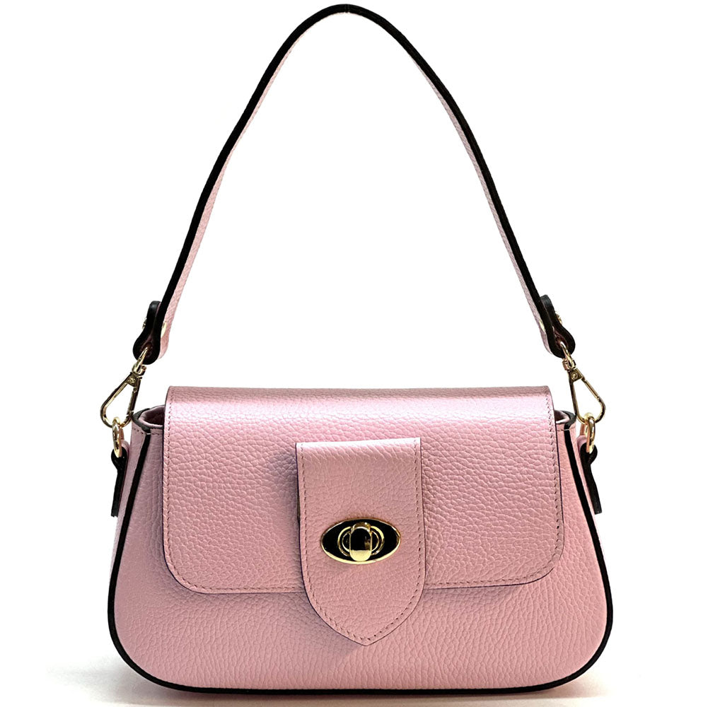 Be Exclusive Cow Leather Crossbody Bag - Made In Italy
