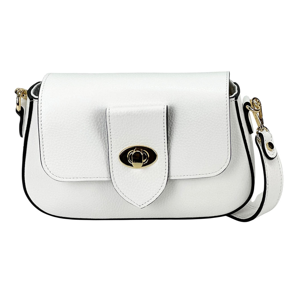 Be Exclusive Cow Leather Crossbody Bag - Made In Italy