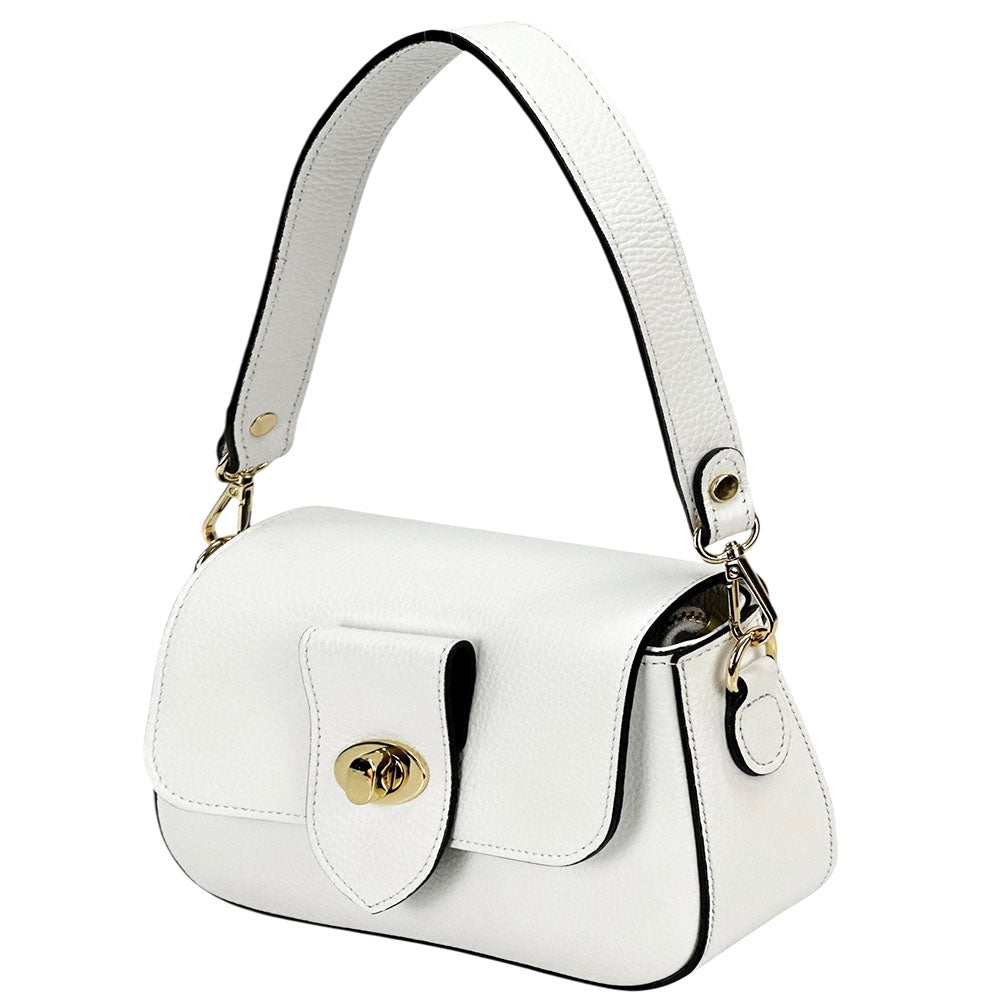 Be Exclusive Cow Leather Crossbody Bag - Made In Italy