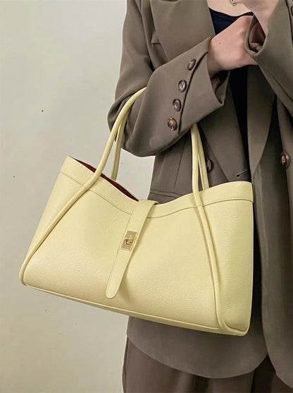 Ottilia Grande Cow Leather Shoulder Bag - Made In Italy