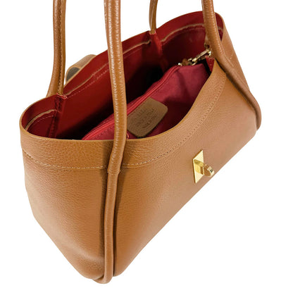 Ottilia Italian Leather Handbag - Made In Italy