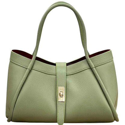 Ottilia Grande Cow Leather Shoulder Bag - Made In Italy