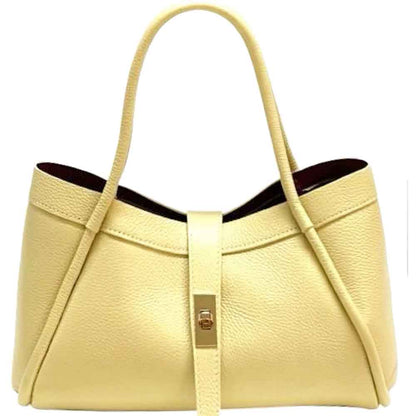 Ottilia Grande Cow Leather Shoulder Bag - Made In Italy