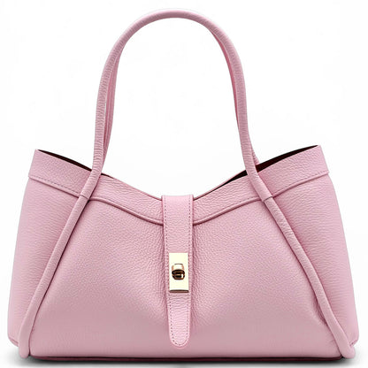 Ottilia Grande Cow Leather Shoulder Bag - Made In Italy