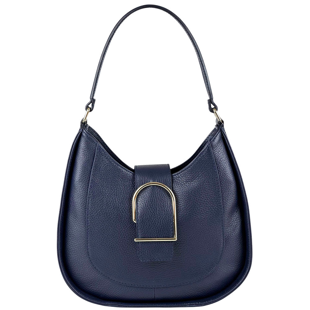 Armonia Leather Shoulder Bag - Made In Italy