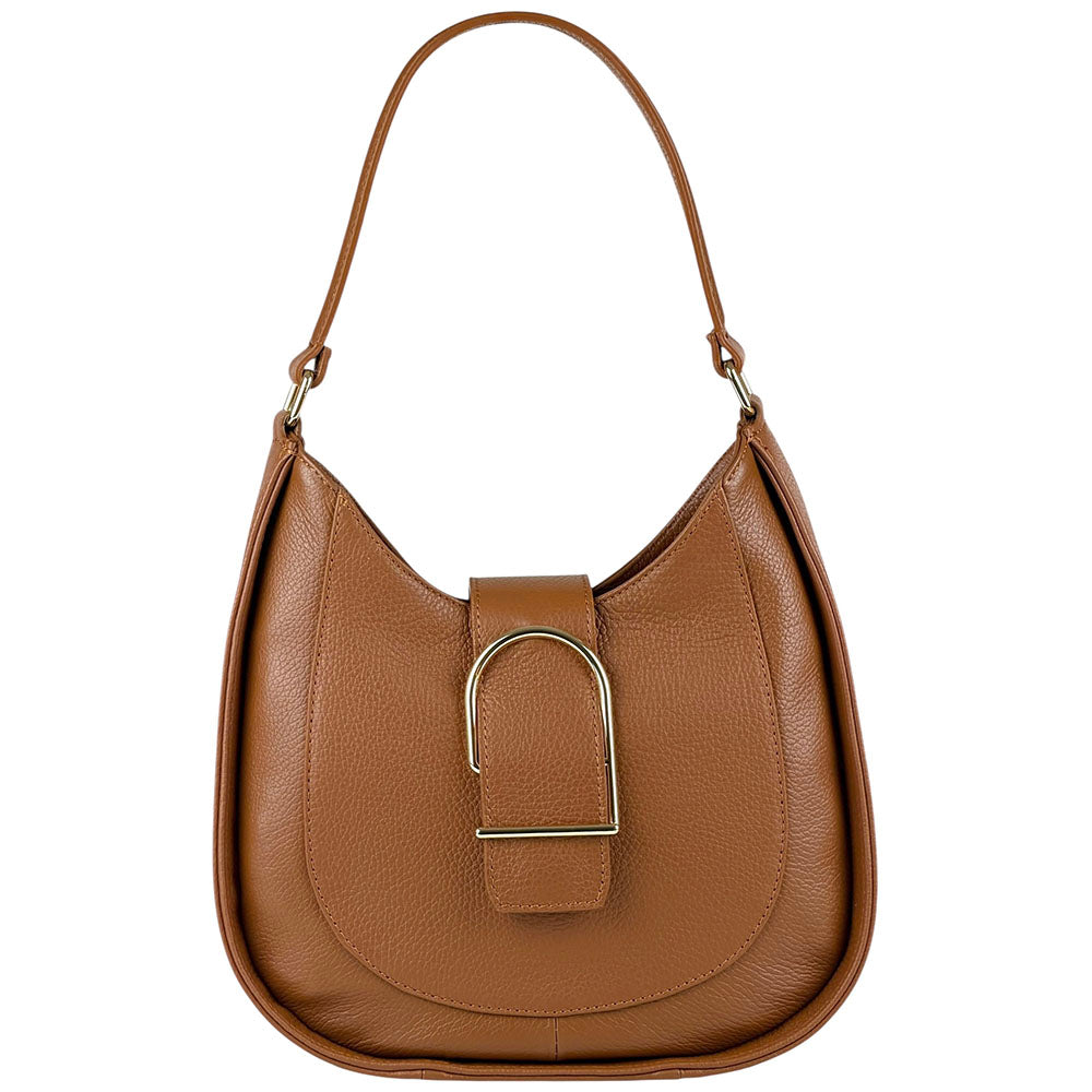 Armonia Leather Shoulder Bag - Made In Italy