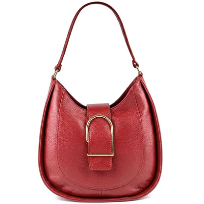 Armonia Leather Shoulder Bag - Made In Italy