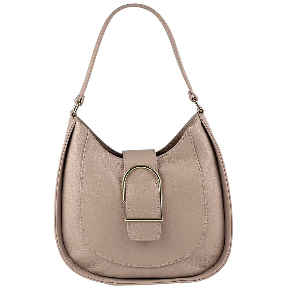 Armonia Leather Shoulder Bag - Made In Italy