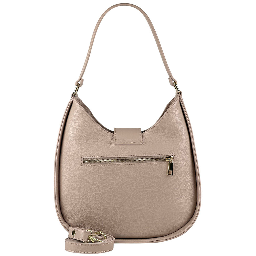 Armonia Leather Shoulder Bag - Made In Italy