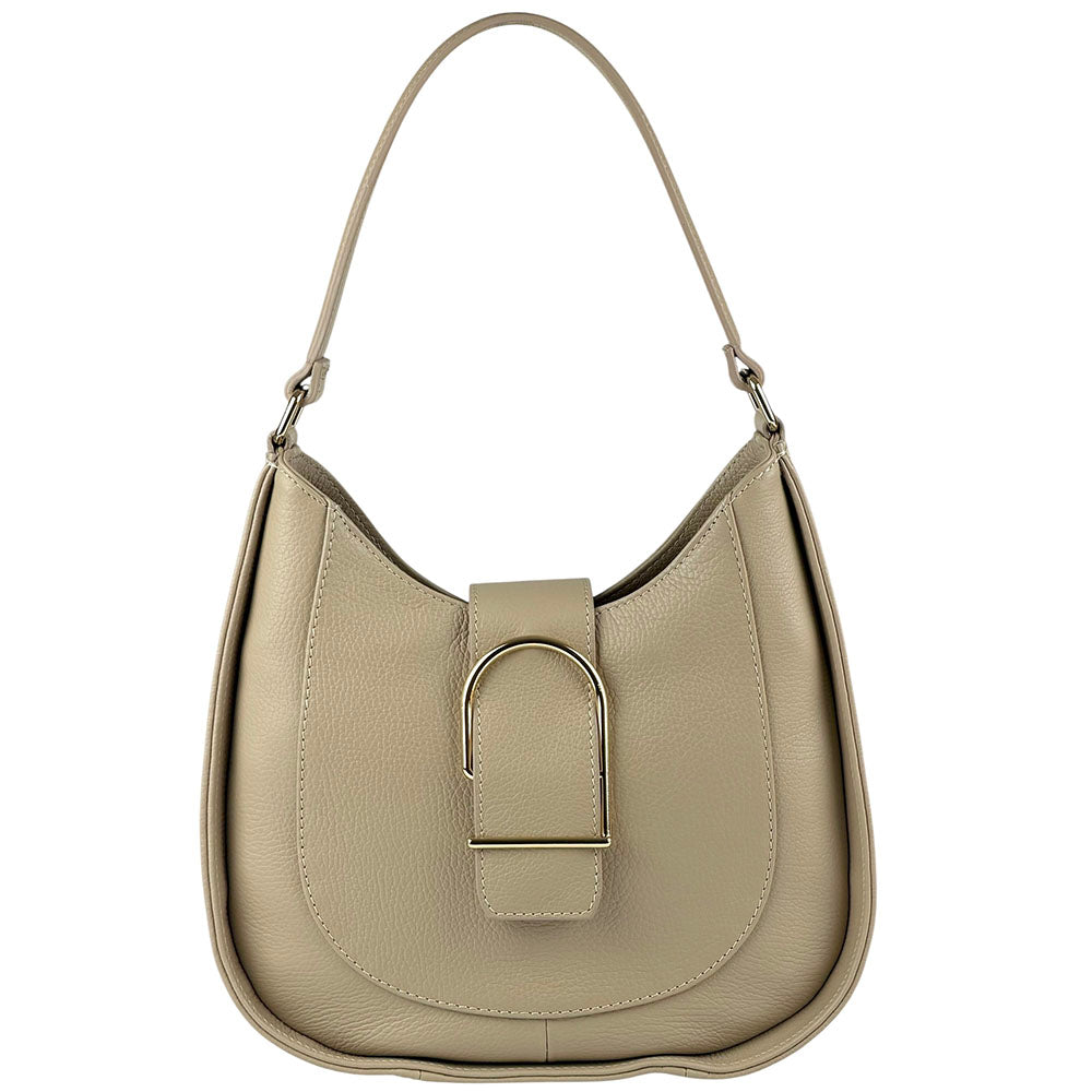 Armonia Leather Shoulder Bag - Made In Italy