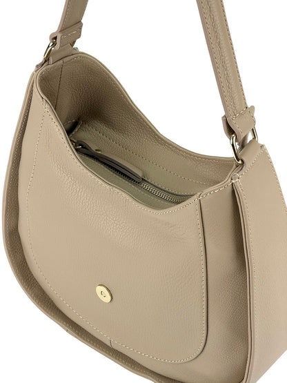 Armonia Leather Shoulder Bag - Made In Italy