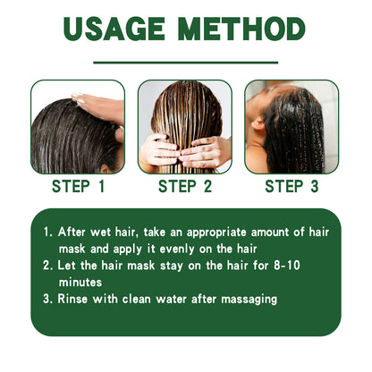 West&amp;Month Keratin Hair Mask, Moisturize Repair Split Ends Dry And Frizzy Smooth Hair Care Mask