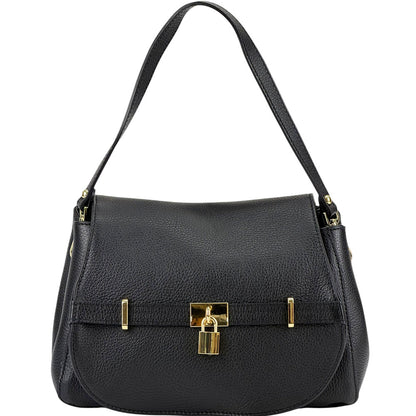 Ottavia Leather Shoulder Bag - Made In Italy