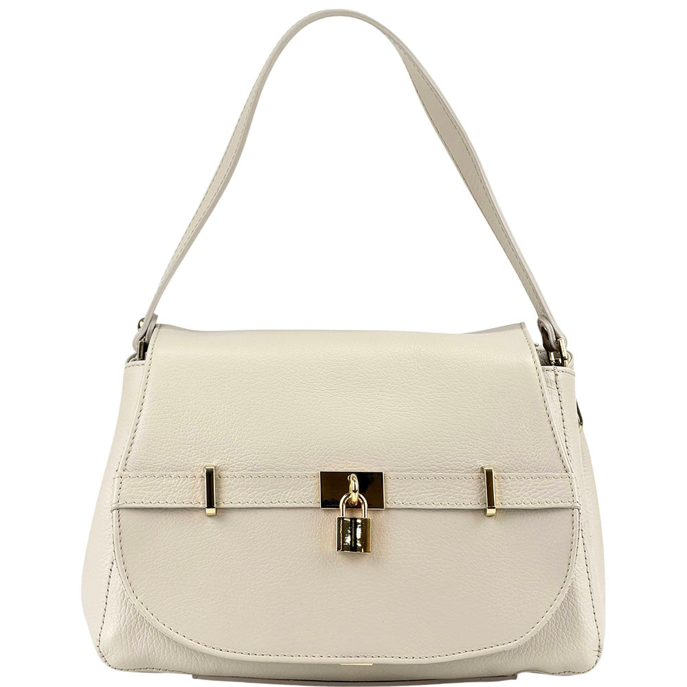 Ottavia Leather Shoulder Bag - Made In Italy